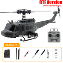 RC ERA C032 UH1 Huey Weathered Marine 6ch RC Helicopter with Optical Flow TOF Auto Stabilized Remote Control Hobby Toys for Boy