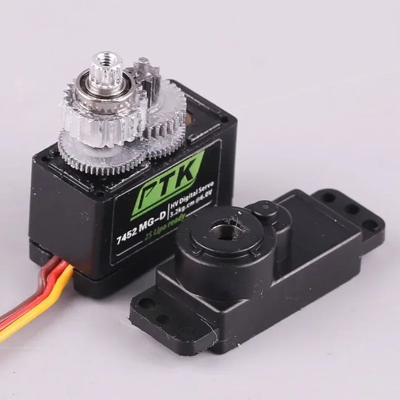 PTK 7452MG-D 12g Digital Металлический сервопривод с шестернями для радиоуправляемых вертолетов и моделей самолетов