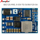 MATEK MATEK BEC12S-PRO 9-55V TO 5V/8V/12V-5A Voltage Regulator BEC Power Module Overcurrent Protection Self-recovery for RC FPV Drone - FPV Parts at ZoneFPV