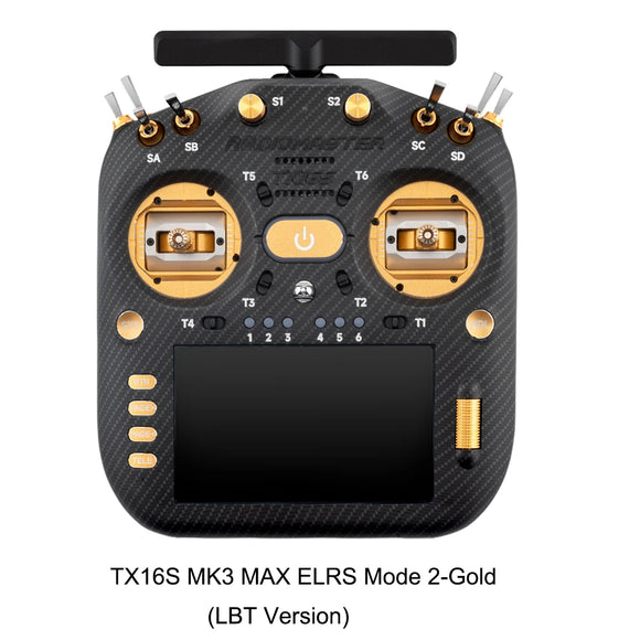 RadioMaster TX16S MK3 MAX 2.4GHz 900MHz AG02 CNC Hall Gimbal 5 inch IPS Touchscreen EdgeTX ExpressLRS Radio Controller