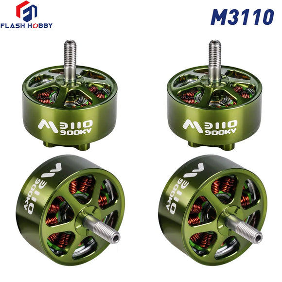 4pcs FLASHHOBBY Mars M3110 Brushless Motor 900KV 3-6S LiPo for FPV Freestyle Long Range DIY Parts