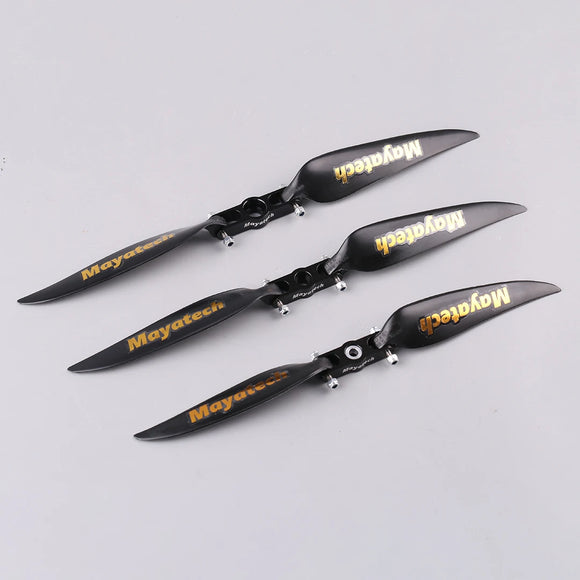 Mayatech 8MM Package for sale model aircraft metal folding propeller + folding nylon propeller fixed wing propeller clamp seat