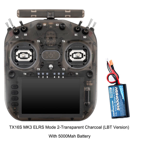 RadioMaster TX16S MK3 Dual-band Gemini V6 Hall Gimbal 5 inch IPS Touchscreen EdgeTX ExpressLRS Radio Controller