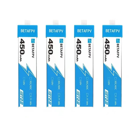 BETAFPV RC Battery BT2.0 450mAh 1S 30C BETAFPV FPV Kit Racing Drone Original  FPV Lipo BT2.0 Connector Cetus X Pro