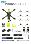 Drone FPV Freestyle Analogique GEPRC MARK5 6S 5 Pouces SPEEDX2 2107.5 GEP-F722-BT-HD V3 RC FPV Quadcopter Freestyle Longue Portée-5