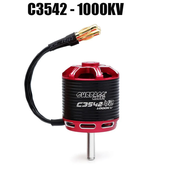 SURPASS HOBBY Motor sin escobillas 2-5S C3530 C3536 C3542 C3548 V2 para aviones RC, multicópteros y motores outrunner sin escobillas