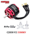 Moteur Brushless Outrunner Surpass Hobby C2822 2826 2830 2834 2838 V2 pour Quadricoptère Drone Avion Planeur Aile Fixe RC-18