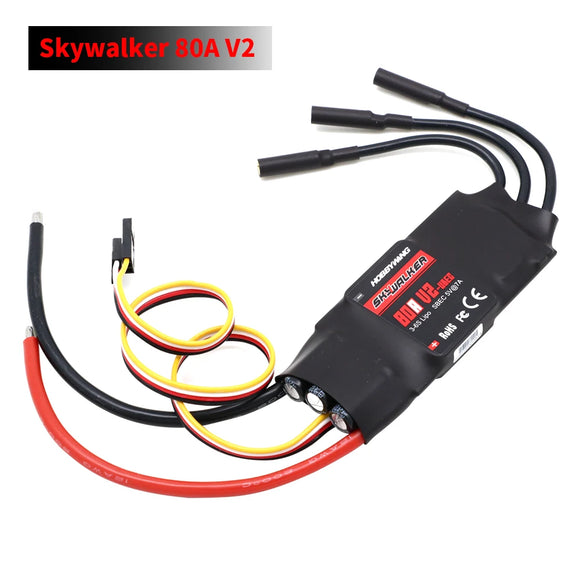 Hobbywing Skywalker 40A 50A 60A 80A 15A 20A 30A 100A 120A V2 130A160A ESC Speed Controller With UBEC For RC Airplanes Helicopter