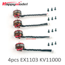 HappyModel EX1103 KV11000 1-2S Brushless Motor Replacement for Bassline 2S Micro Mobula 8  90mm FPV Drone DIY Parts-8
