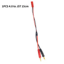Brand New15cm Multi-Interface Charger Cable XT30/XT60/XT90/EC5/TRX/Dupont /JSTto 4mm Banana Plugs for Lipo Battery Silicone Wire-14
