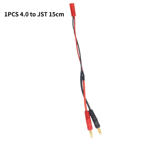 Brand New15cm Multi-Interface Charger Cable XT30/XT60/XT90/EC5/TRX/Dupont /JSTto 4mm Banana Plugs for Lipo Battery Silicone Wire