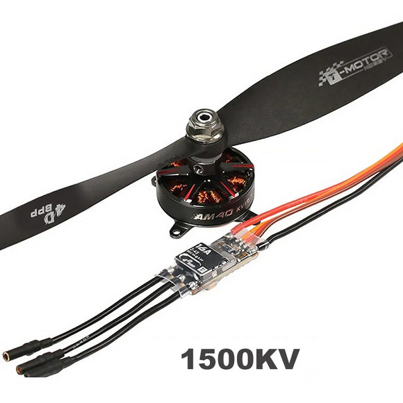 T-Motor Combo BPP-4D pro (motore brushless Am40, ESC Poff3p 16A, elica jett8542) per drone ad ala rigida
