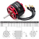 SURPASS HOBBY Motor sin escobillas 2-5S C3530 C3536 C3542 C3548 V2 para aviones RC, multicópteros y motores outrunner sin escobillas-3