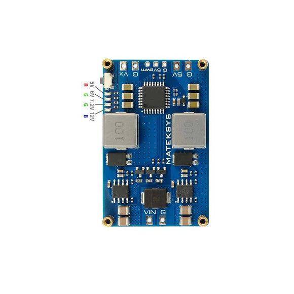 MATEK Mateksys Power Module PM12S-4A Independent step-down voltage regulator 9~55V DC-IN For RC Airplane RC Multicopter UBEC