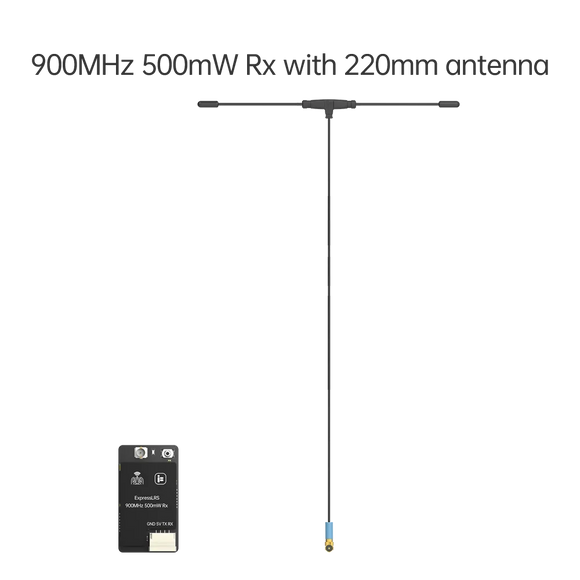 iFlight ExpressLRS ELRS 500mW Single Antenna Receiver ELRS 900MHz 500mW RX / ELRS 2.4GHz 500mW RX for FPV Parts