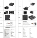 CADDX Infra V2 Camera No-Light Night Camera Analog VTX Kit 0 Lux Super WDR 1500TVL 131° FOV Black and White Sensor for FPV Drone-6
