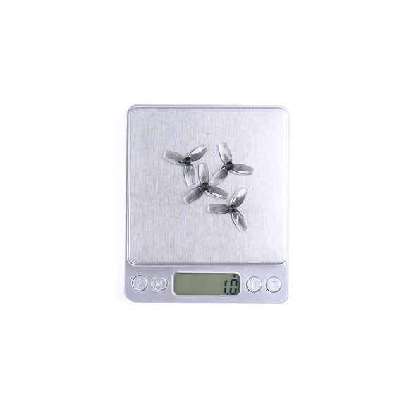 Hqprop Elica ultraleggera da 31 mm x 3 pollici (1,2 pollici) Eliche a 3 pale da 1,2 x 1,1 x 3 con albero da 1 mm per droni RC FPV Freestyle Micro FPV Tinywhoop