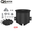 QX-MOTOR Ventola intubata da 70 mm a 12 pale EDF con motore brushless 6S, utilizza ESC da 100 A, adatta per jet, elicotteri, droni e parti ad ala fissa-14
