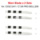 2 Sets RC ERA Main Rotor Blades for C032 UH1 Huey C138 Pro Bell206 C184 MD500 C186 C187 C189 C190 RC Helicopter Parts image 3