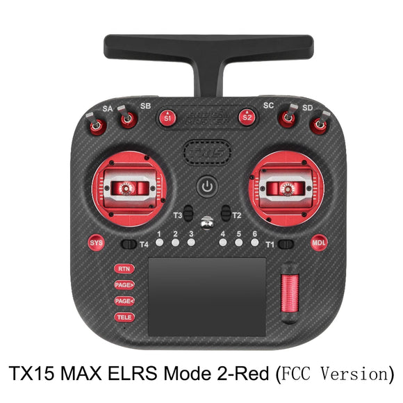 Radiomaster TX15 Max 3.5inch IPS Touchscreen Radio Controller ExpressLRS With AG02 CNC Hall Gimbal Built-in Gyro Microphone