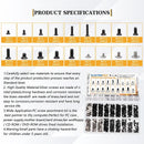360PCS Flat Head Screws Replacement Kit M2 M2.5 M3 Machine Screws for Dell Sony IBM HP Lenovo Notebooks and Laptops