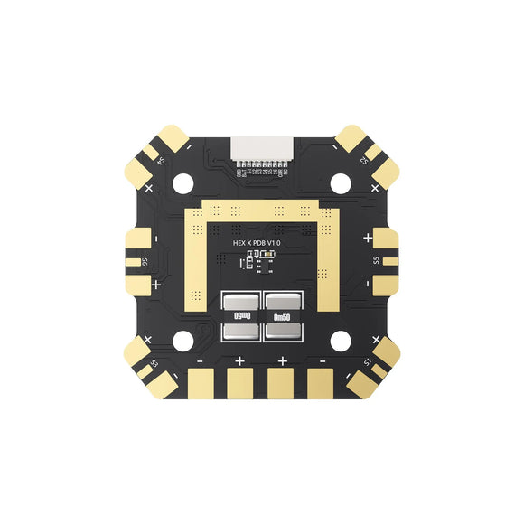 Platine de distribution d'alimentation GEPRC PDB Hexacopter pour drone FPV, prise en charge des tensions d'entrée LiPo 3-6S et des protocoles DShot 150/300/600