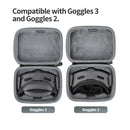 For DJI Avata 2 Goggles 2/3 Bag Case Storage Portable Hard Case Nylon Handle Shock-proof Carrying Box Accessory Goggles 2 3-4