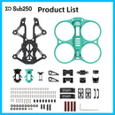 Sub250 DF25 V2 Frame Assembly Parts Guard Frame FPV Quadcopter DollyFly25 V2 Drone-6