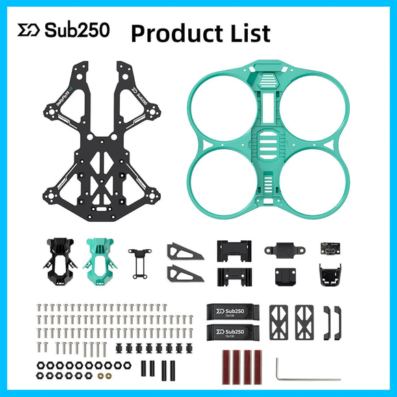 Sub250 DF25 V2 Frame Assembly Parts Guard Frame FPV Quadcopter DollyFly25 V2 Drone
