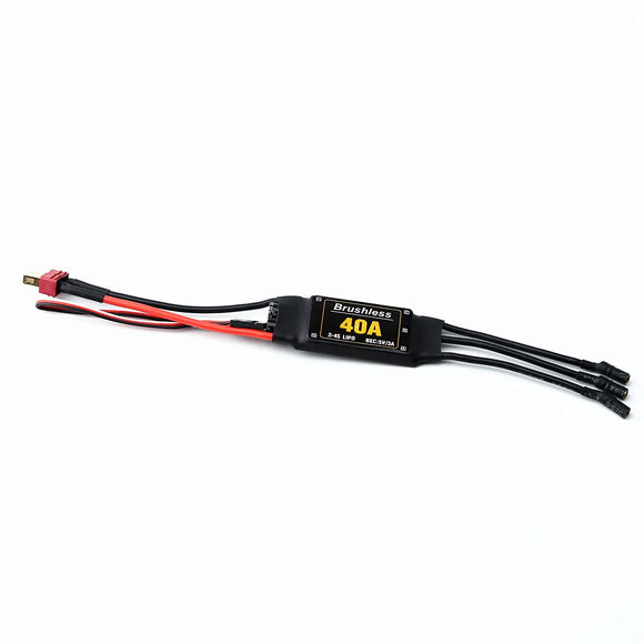 40A Brushless ESC  2-4S Electronic Speed Controller With 5V 3A UBEC 3.5MM Banana Head For RC FPV Quadcopter Airplanes Helicopter
