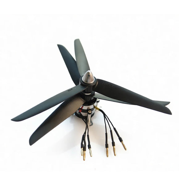Motor brushless contrarrotatorio DZP30, motores duales, hélices dobles para vuelo F3P, 30 g, 560 g de fuerza de tracción.