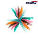 Gemfan 4PCS/ 2Pairs Gemfan 51466 V2 5inch 3 Blade/Tri-Blade Propeller Props FPV Brushless motor For FPV Racing Drone 6 Colors Yellow - Propellers at ZoneFPV