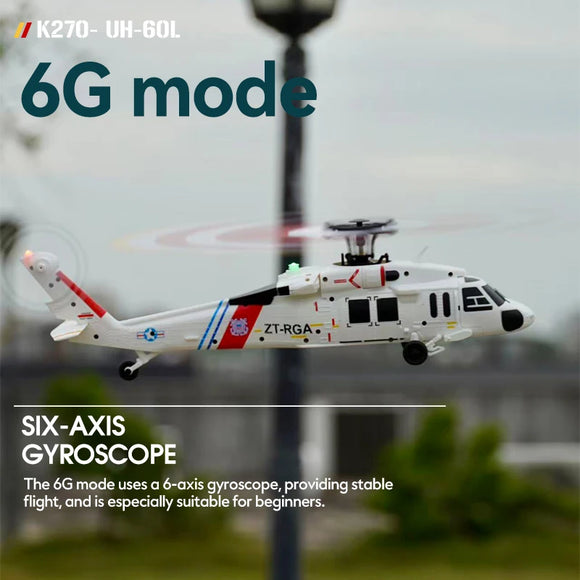 WLtoys K270 RC Helicopter 2.4G 6-Aixs Gyroscope 4CH Altitude Hold Optical Flow Brushless Remote Control Helicopter Toys For Kid