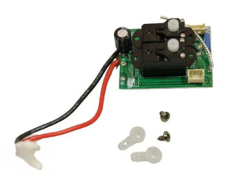 Volantex PR2217 Receiver 4ch W/ gyro, servos PR2217 for 761-7 F22, 761-10 F16 - 0