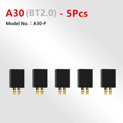 GNB 5PCS GNB A30/BT2.0 Connector Set - Male & Female Plug Adapter Cable for Mini FPV Drones - Power Cables at ZoneFPV