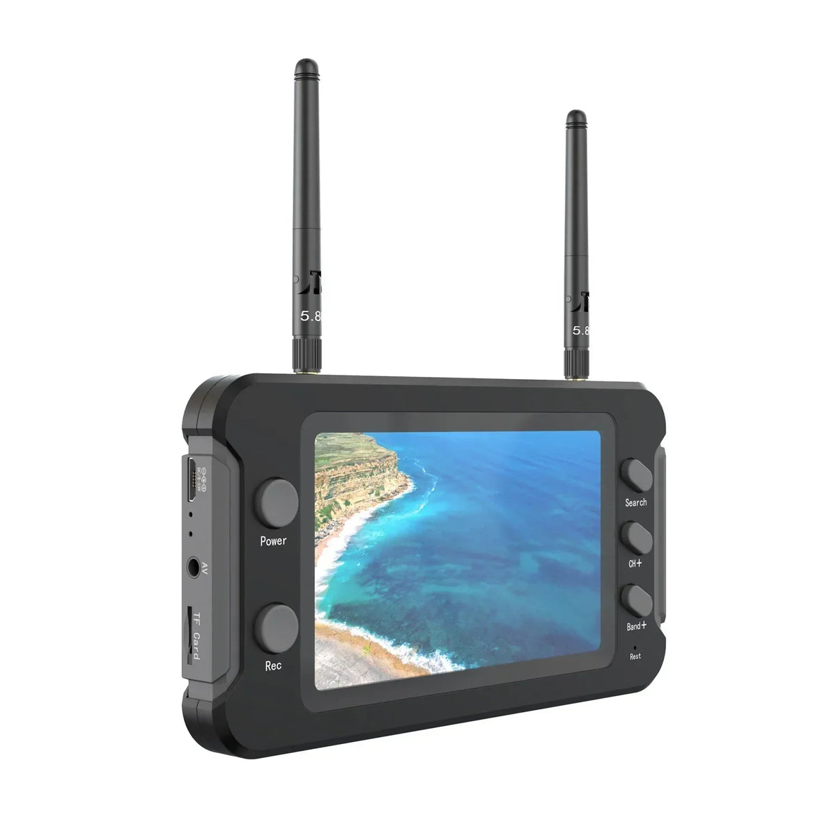 5.8G FPV Monitor 4.3 Inch 40CH LCD DVR Auto Search RC Drone | ZoneFPV