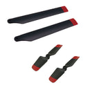 Original Spare Parts for A60 Mini Bell 206 Helicopter -Main Blade Rotor Head Servo Motor Flight Control Board Transmitter