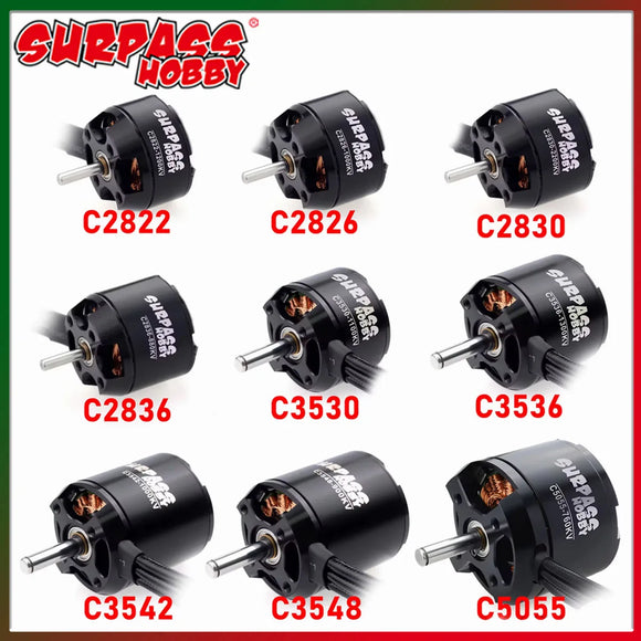 SURPASS SURPASS HOBBY 2822 2830 3530 3542 3548 4250 4260 5055 5065 Brushless Motor for RC Fixed-wing Plane FPV Racing Drone Quadcopter - Motors at ZoneFPV
