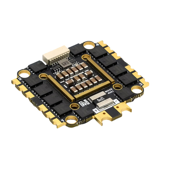 MicoAir 55A AM32 4N1 ESC 2-6S 32-bit FPV Traverser ESC Support PWM/DShot300 signals Inside/outside 2oz copper strip deflector