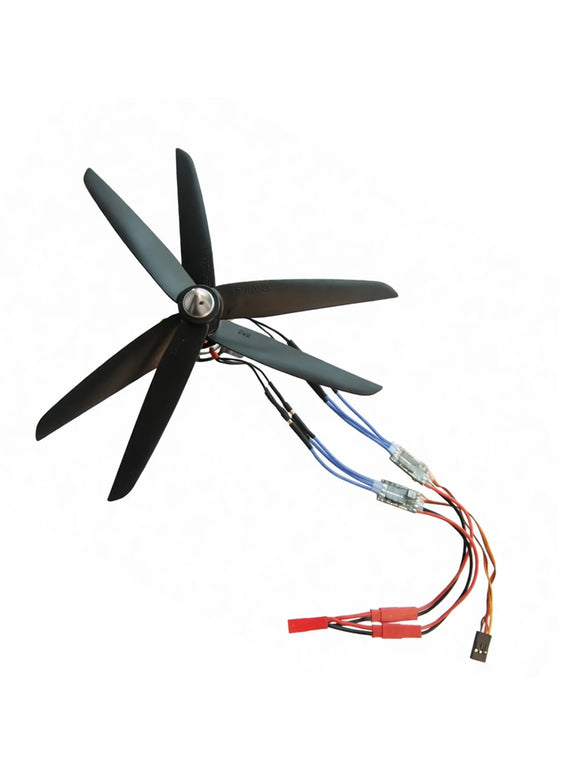 Motor brushless contrarrotatorio DZP30, motores duales, hélices dobles para vuelo F3P, 30 g, 560 g de fuerza de tracción.