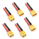 5 Pairs XT60 Plug Connector Female and Male with 14AWG 57MM Silicon Wire for RC Lipo Battery Cable Drone Car Boat-7