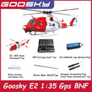 New Goosky E2 Gps 1/35 Rc Helicopter Dual Brushless Motor Tof Flight Control System Bnf/Rtf Remote Control Helicopter Toy Gift image 7