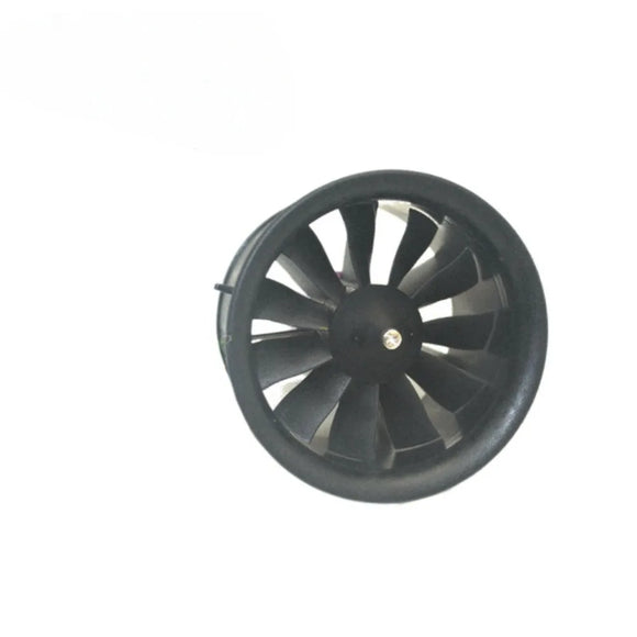 Dobofo Ventola elettrica intubata Storm EDF da 64 mm a 11 pale, accessori per motori a reazione per aeromodelli 3s 3900kv 3s/4s 3500kv