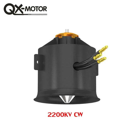 QX-MOTOR Ventola intubata da 70 mm a 12 pale EDF con motore brushless 6S, utilizza ESC da 100 A, adatta per jet, elicotteri, droni e parti ad ala fissa