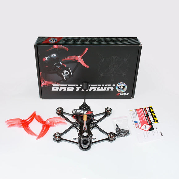 EMAX Official Babyhawk O3 Air Unit 3.5 pouces 4S 3700KV Drone FPV BNF PNP Drone Quadricoptère HD 4K avec Caméra Drone RC FPV Nouveau
