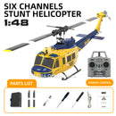 RC ERA C032 UH1 Huey Weathered Marine 6ch RC Helicopter with Optical Flow TOF Auto Stabilized Remote Control Hobby Toys for Boy