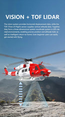 New Goosky E2 Gps 1/35 Rc Helicopter Dual Brushless Motor Tof Flight Control System Bnf/Rtf Remote Control Helicopter Toy Gift image 3