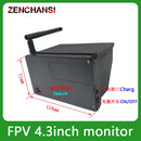 Nuovo ricevitore FPV EWRF per trasmissione video VTX analogica + trasmettitore video launcher 200/600mw TS5823 + telecamera CMOS 1000TVL per RC-4