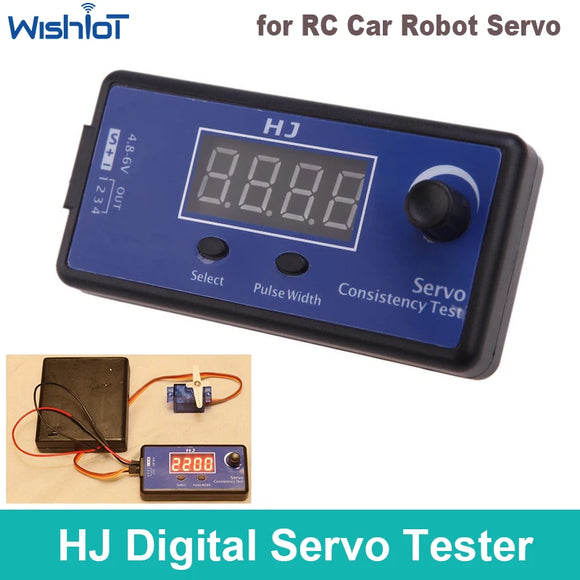 HJ HJ Digital Servo Tester Portable ESC Consistency Control Tester for RC Helicopter Airplane Car RC Helicopter Tester Tool - Servo at ZoneFPV