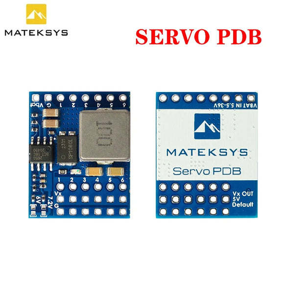 MATEKSYS MATEKSYS SERVO PDB with BEC 5.5-36V TO 5-8.2V 26 X 21 X 5mm 4g for RC FPV Airplane Fixed-Wing Drone DIY Parts - Servo at ZoneFPV